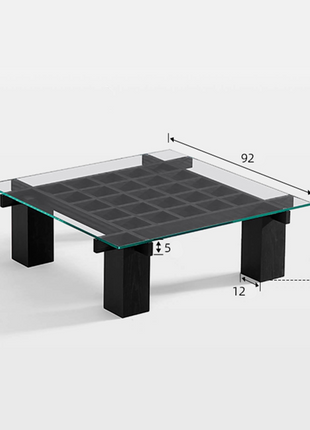 طاولة قهوة مربعة بتصميم مودرن-CT0178