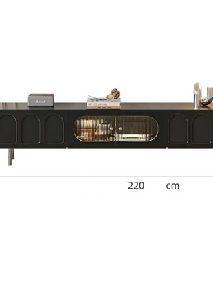 طاولة قهوة مع طاولة تلفاز بتصميم انيق-CT0200