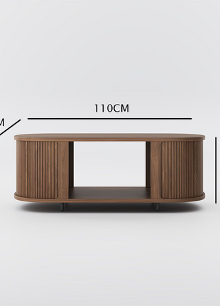 طاولة قهوة بمساحه تخزين في المنتصف-CT089