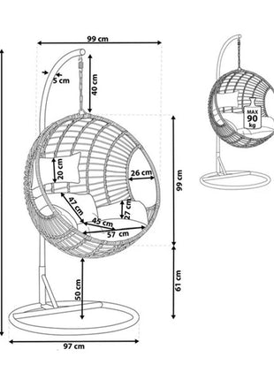 OF450-كرسي أرجوحة - Swing Chair -